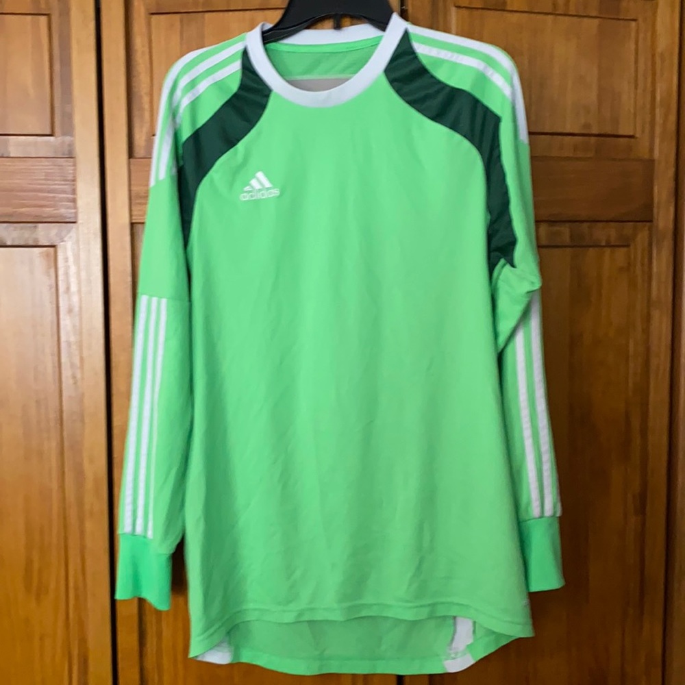 Adidas soccer goalie shirt large